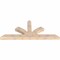 Ekena Millwork Richland Smooth Timber Gable Bracket, Douglas Fir, 84"W x 35"H x 5 1/2"D x 5 1/2"F, 10/12 Pitch GBW084X35X0606RIC00SDF - alternate 3